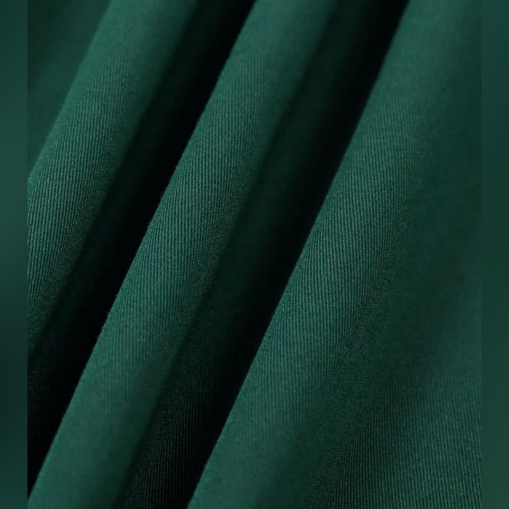 NWT RIHOAS The Green Boat Neck Cutout Back Midi Dress Sz L - Picture 6 of 7